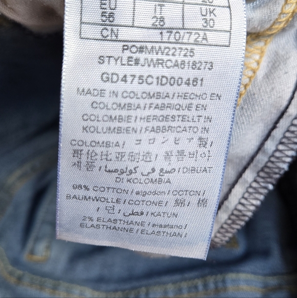 Guess Distressed Skinny Jeans Womens Size 28 - Picture 8 of 13